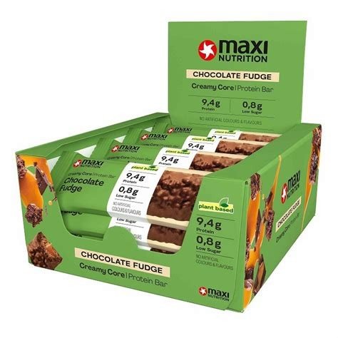 BARRITAS PROTEICAS VEGAN CREAMY DULCE CHOCOLATE 45GR MAXI NUTRITION