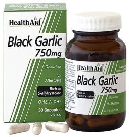 AJO NEGRO 750MG 30 CAPSULAS HEALTH AID