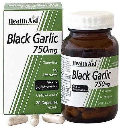 AJO NEGRO 750MG 30 CAPSULAS HEALTH AID