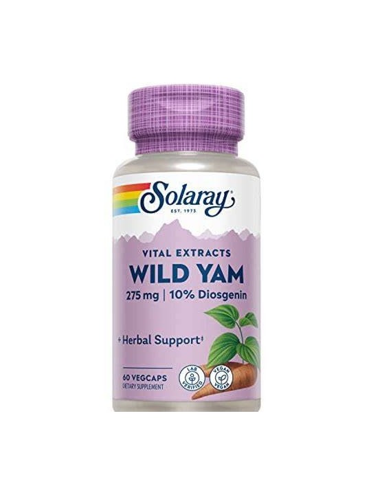 MEXICAM WILD YAM 275 MG 60 CAPSULAS SOLARAY