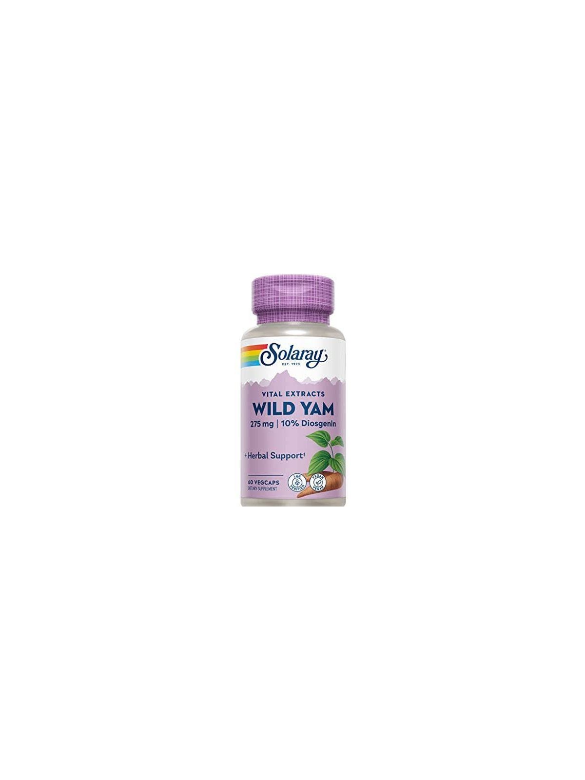 MEXICAM WILD YAM 275 MG 60 CAPSULAS SOLARAY