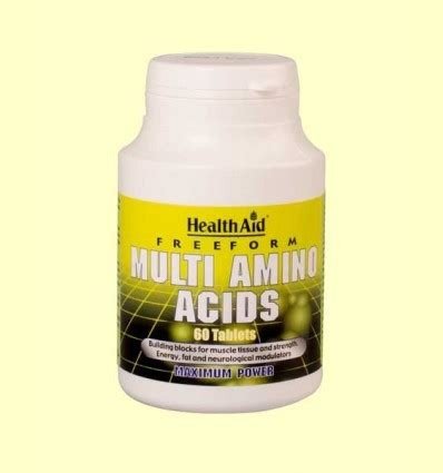 COMPLEJO AMINOACIDOS FORMA LIBRE 60 CAPSULAS HEALTHAID