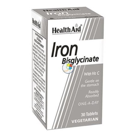 HIERRO BISGLICINATO 30 COMPRIMIDOS HEALTH AID
