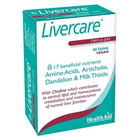LIVERCARE 60 CAPSULAS HEALTH AID