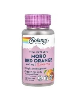MOROSIL MORO RED ORANGE 400MG. 30 CAPSULAS SOLARAY