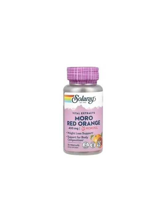 MOROSIL MORO RED ORANGE 400MG. 30 CAPSULAS SOLARAY