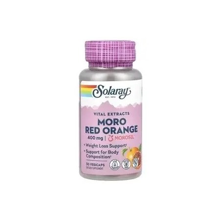 MOROSIL MORO RED ORANGE 400MG. 30 CAPSULAS SOLARAY