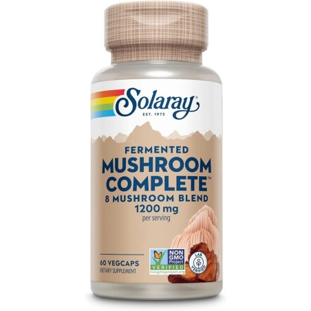 MUSHROOM COMPLETE 60 CAPSULAS. SOLARAY