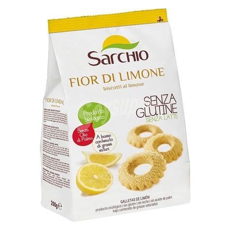 GALLETAS DE LIMON SIN GLUTEN SARCHIO