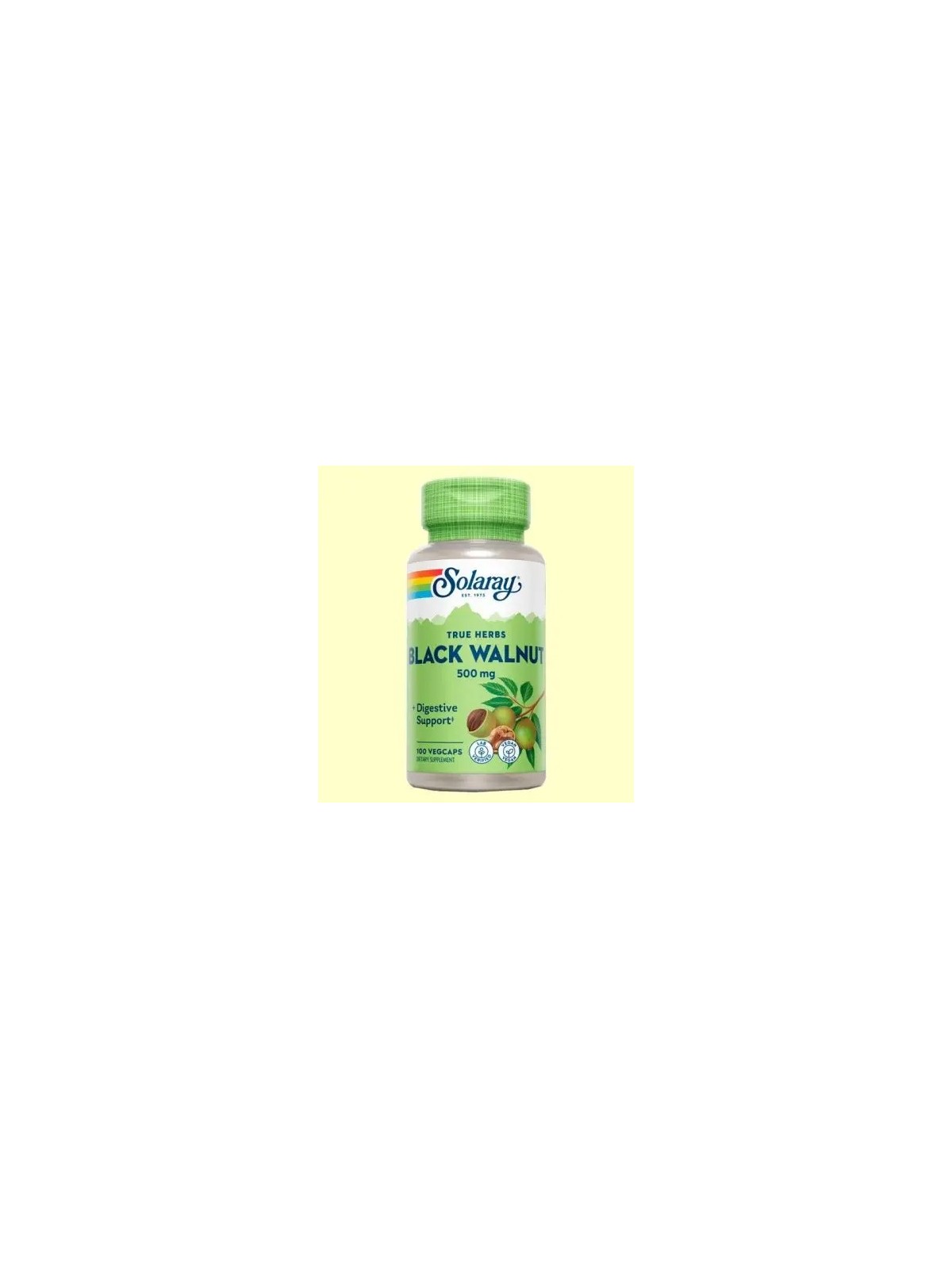 NOGAL NEGRO 500 MG 100 CAPSULAS SOLARAY