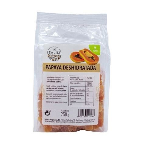 PAPAYA DEHIDRATADA 250 GR L'EXQUISIT