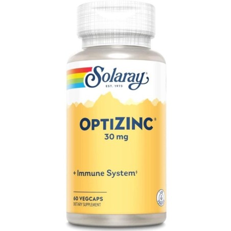 OPTIZINC 30MG 60 CAPSULAS SOLARAY