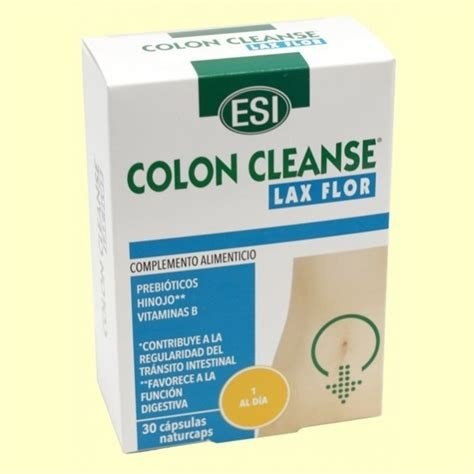 COLON CLEANSE+PREBIOTICOS LAX FLOR 30CAPS ESI
