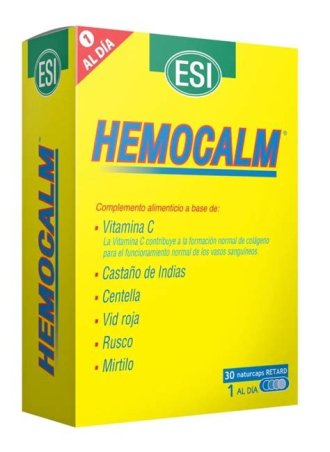 HEMOCALM RETARD 30 TABLETAS ESI