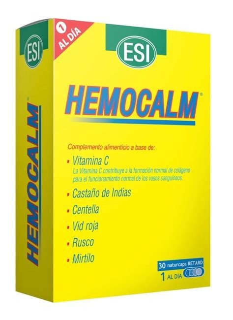 HEMOCALM RETARD 30 TABLETAS ESI