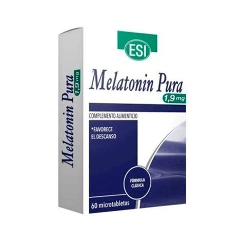 MELATONINA PURA 1,9MG CON LIBERACION PROLONGADA ESI