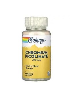 PICOLINATO CROMO 200MG 50 COMPRIMIDOS SOLARAY