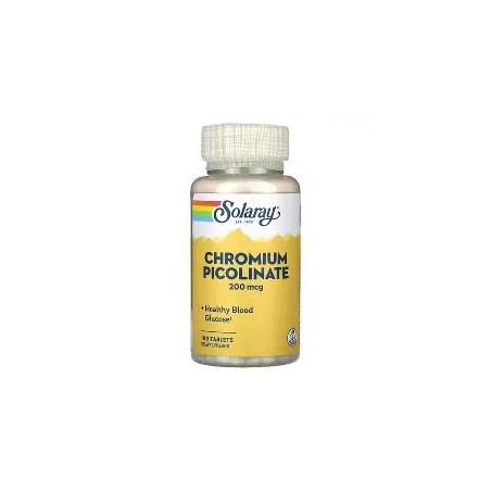 PICOLINATO CROMO 200MG 50 COMPRIMIDOS SOLARAY