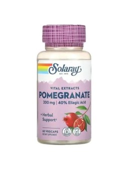 POMEGRANATE 200 MG  60 CAPSULAS - SOLARAY