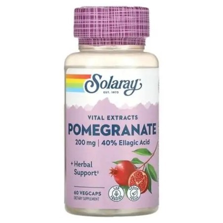 POMEGRANATE 200 MG  60 CAPSULAS - SOLARAY