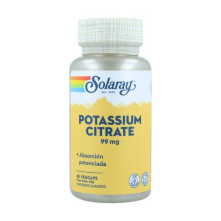 POTASIO CITRATO 60 CAPSULAS SOLARAY
