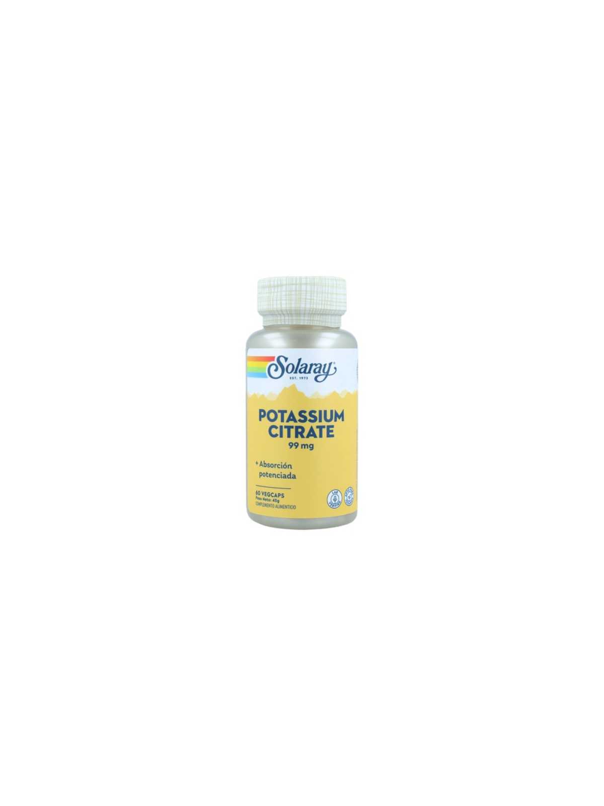 POTASIO CITRATO 60 CAPSULAS SOLARAY