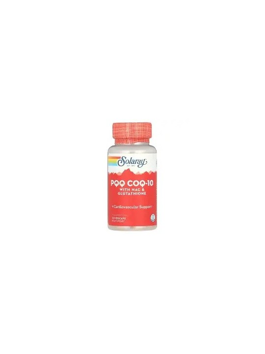 PQQ COQ-10 NAC& GLUTATHIONE 30 CAPSULAS SOLARAY