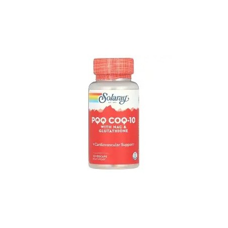 PQQ COQ-10 NAC& GLUTATHIONE 30 CAPSULAS SOLARAY