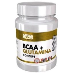 BCAA + GLUTAMINA CONCEPT 500 G SABOR LIMON MEGA PLUS