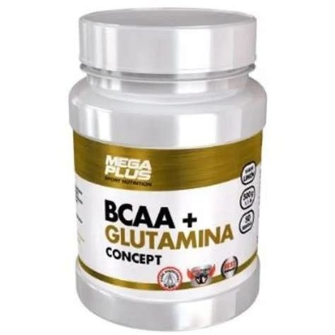 BCAA + GLUTAMINA CONCEPT 500 G SABOR LIMON MEGA PLUS