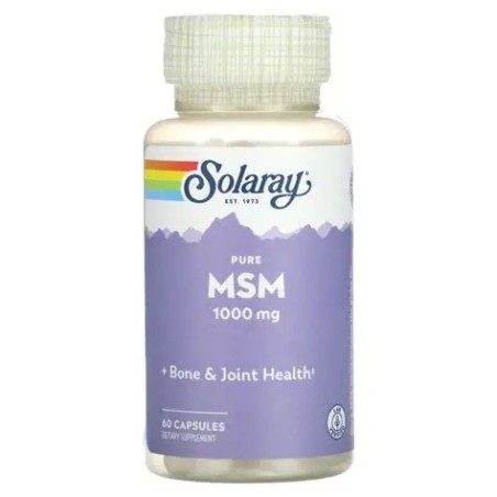 PURE MSM 1000 MG 60 CAPSULAS SOLARAY