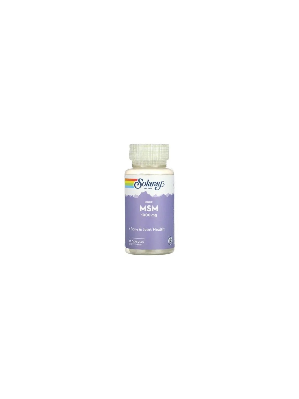 PURE MSM 1000 MG 60 CAPSULAS SOLARAY