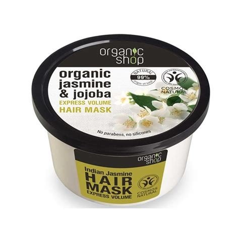 MASCARILLA CAPILAR INDIAN JAZMIN Y JOJOBA ORGANIC SHOP 250 ML