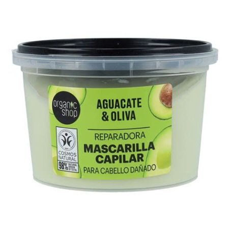MASCARILLA CAPILAR AGUACATE Y OLIVA 250 ML ORGANIC SHOP
