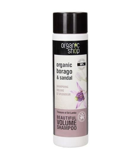 CHAMPU SRI LINKA BORAGO Y SANDALO 280 ML ORGANIC SHOP