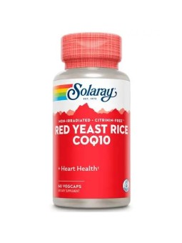 RED YEAST RICE COQ-10 60 CAPSULAS SOLARAY