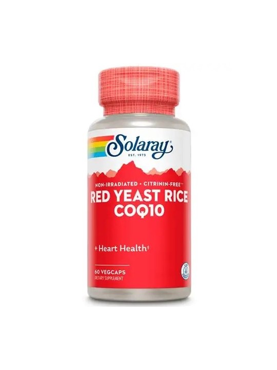 RED YEAST RICE COQ-10 60 CAPSULAS SOLARAY