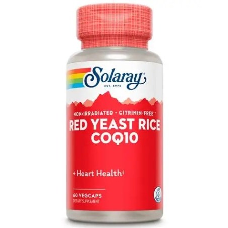 RED YEAST RICE COQ-10 60 CAPSULAS SOLARAY