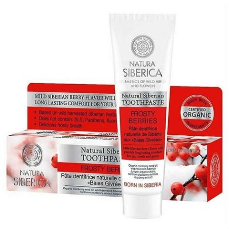 PASTA DE DIENTES BAYAS HELADAS NATURA SIBERICA 100 G