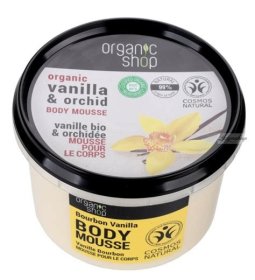 BODY MOUSSE BOURBON VAINILLA 250 ML ORGANIC SHOP