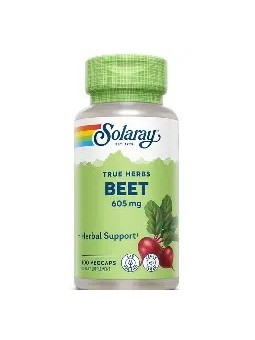 REMOLACHA BEET ROOT 605 MG 100 CAPSULAS SOLARAY