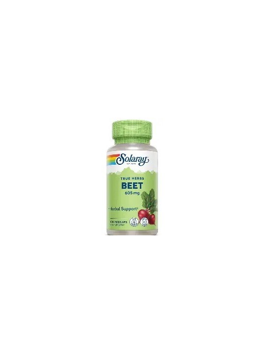 REMOLACHA BEET ROOT 605 MG 100 CAPSULAS SOLARAY