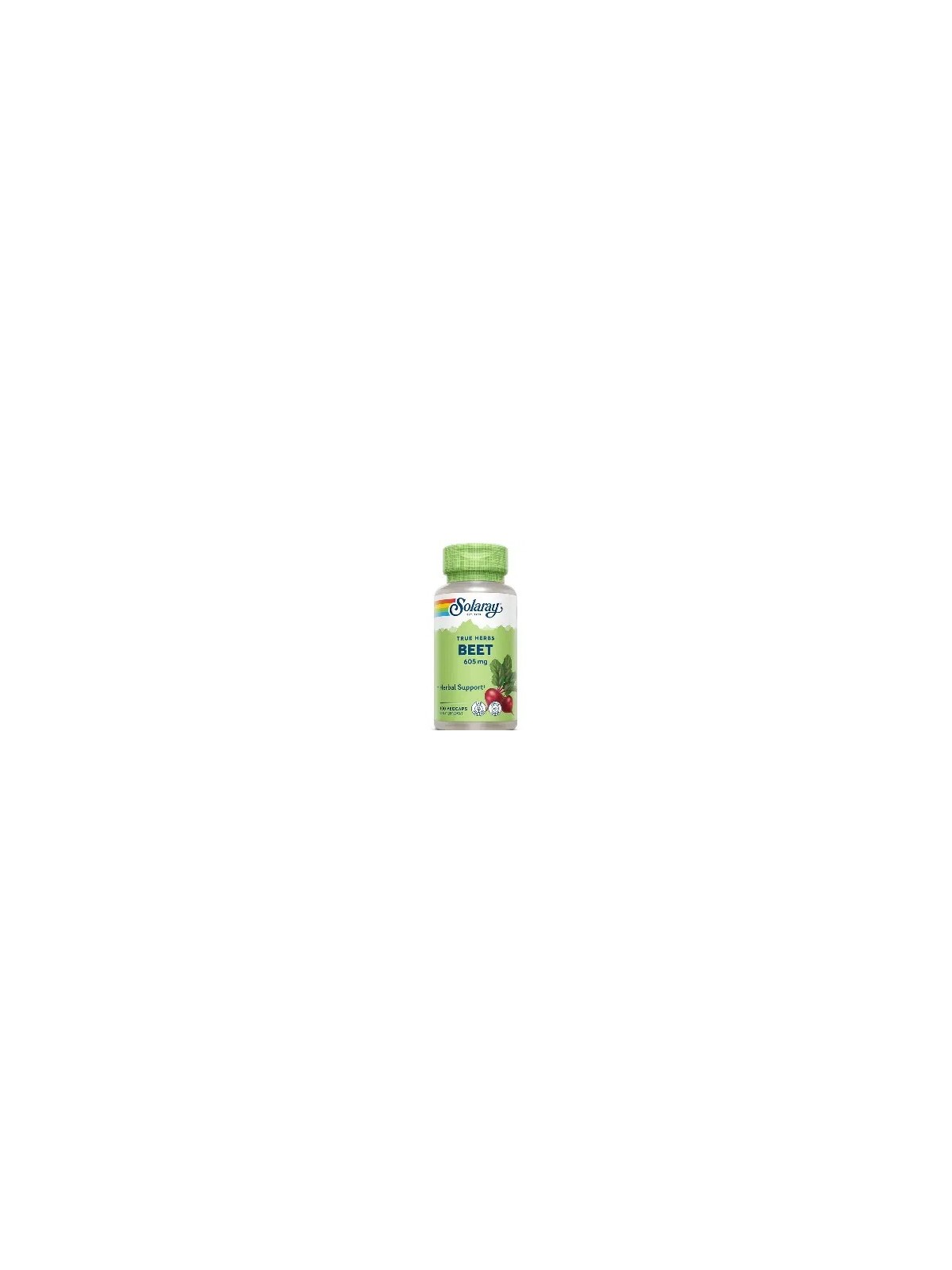 REMOLACHA BEET ROOT 605 MG 100 CAPSULAS SOLARAY
