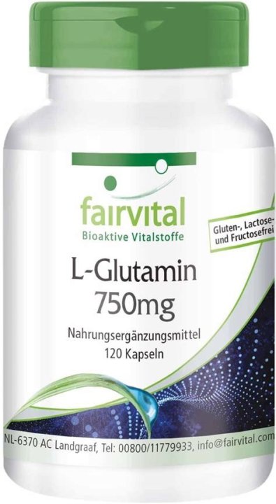 L-GLUTAMINA 750 MG 120 CAPSULAS FAIRVITAL