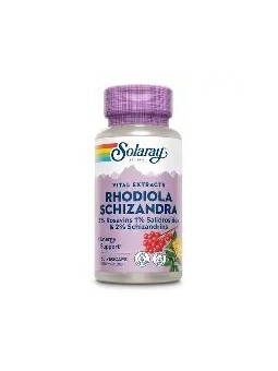 RHODIOLA & SCHIZANDRA 500 MG 60 CAPSULAS SOLARAY