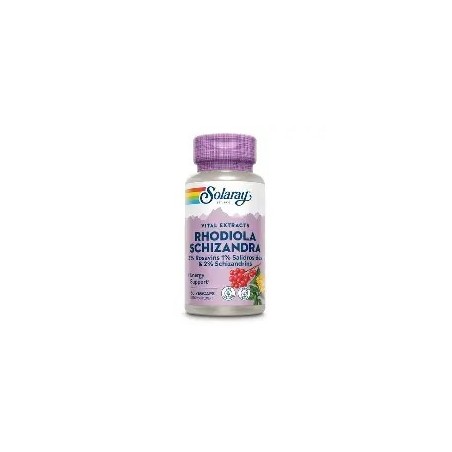 RHODIOLA & SCHIZANDRA 500 MG 60 CAPSULAS SOLARAY