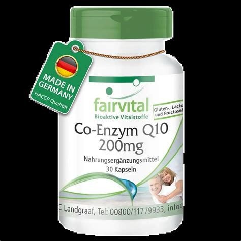 CO-ENZIMA Q10 200 MG 30 CAPSULAS FAIRVITAL