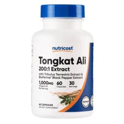 EXTRACTO DE TONGKAT ALI 50 MG 60 CAPSULAS