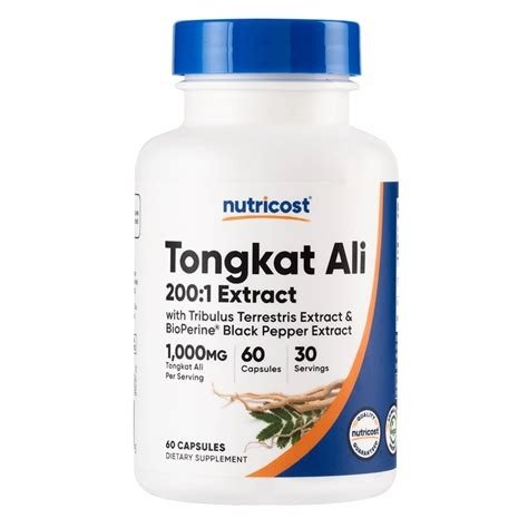 EXTRACTO DE TONGKAT ALI 50 MG 60 CAPSULAS