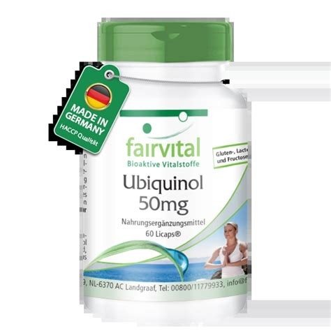 UBIQUINOL FAIRVITAL 50 MG 60 TABLETAS